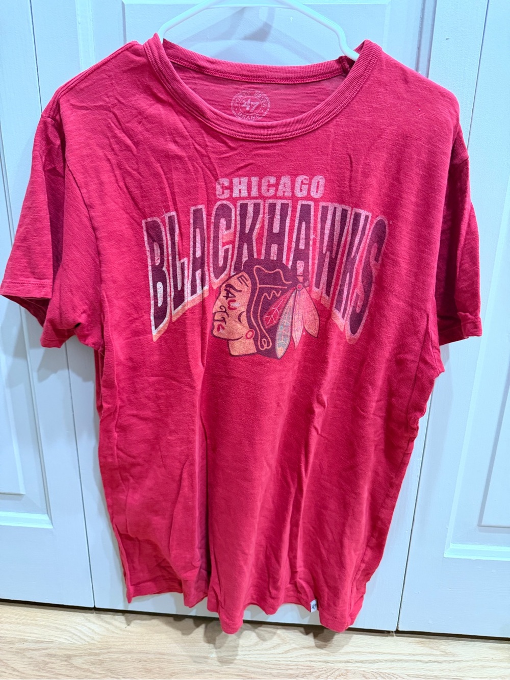 Chicago Blackhawks Red Graphic T-Shirt